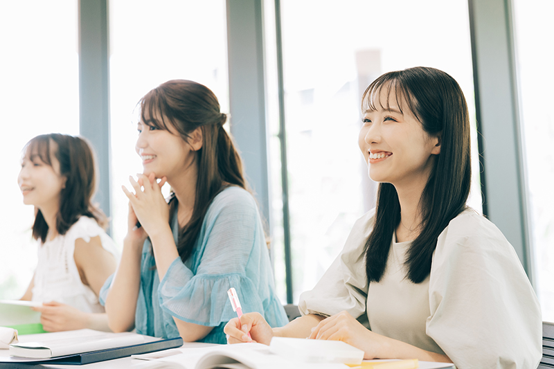 少人数制だからできる丁寧なサポート